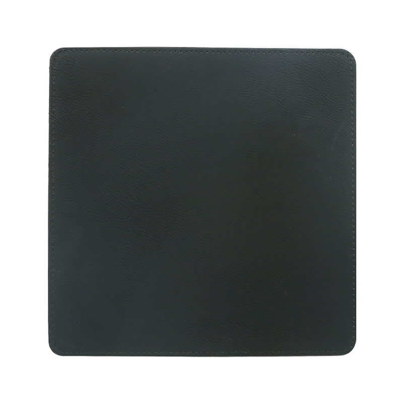 Tappetino per mouse quadrato in similpelle laserabile 20*20 cm