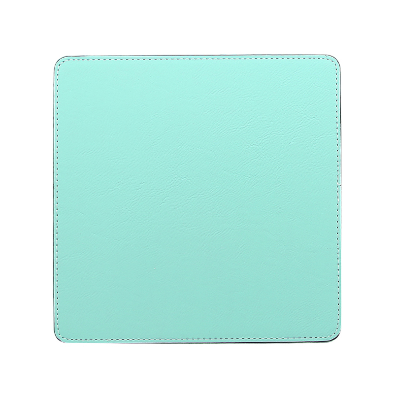 Tappetino per mouse quadrato in similpelle laserabile 20*20 cm