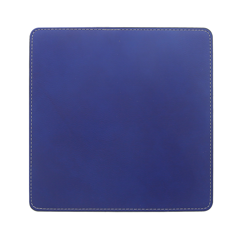 Tappetino per mouse quadrato in similpelle laserabile 20*20 cm