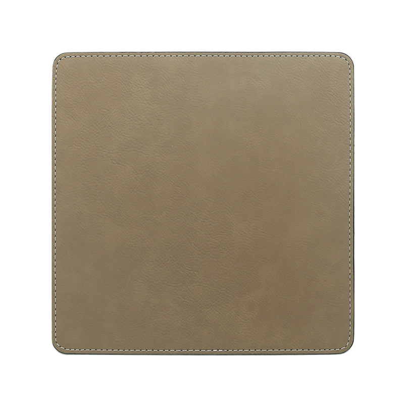 Tappetino per mouse quadrato in similpelle laserabile 20*20 cm