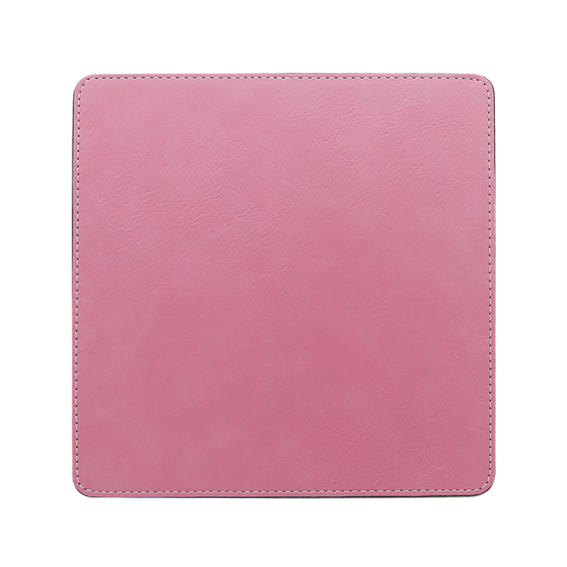 Tappetino per mouse quadrato in similpelle laserabile 20*20 cm