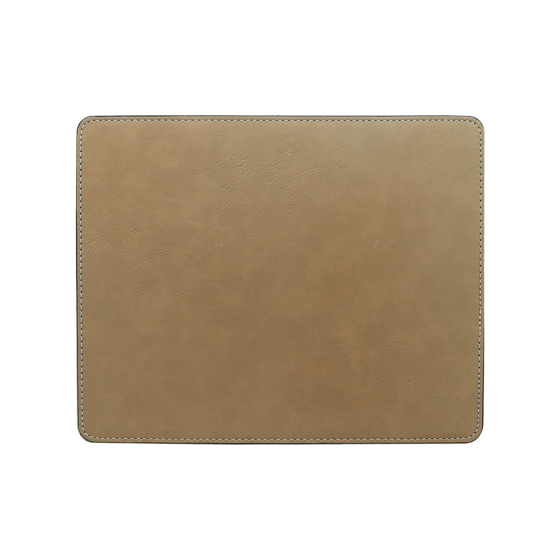 Tappetino per mouse rettangolare in similpelle laserabile 25*20 cm