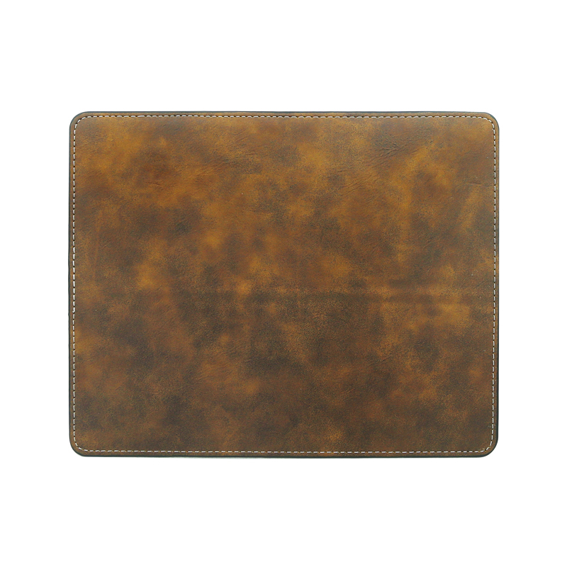 Tappetino per mouse rettangolare in similpelle laserabile 25*20 cm