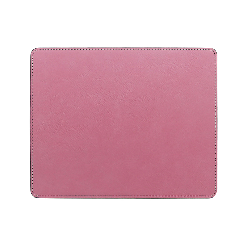 Tappetino per mouse rettangolare in similpelle laserabile 25*20 cm