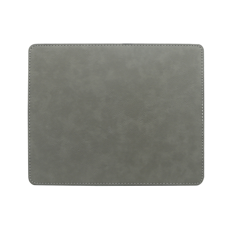 Tappetino per mouse rettangolare in similpelle laserabile 25*20 cm