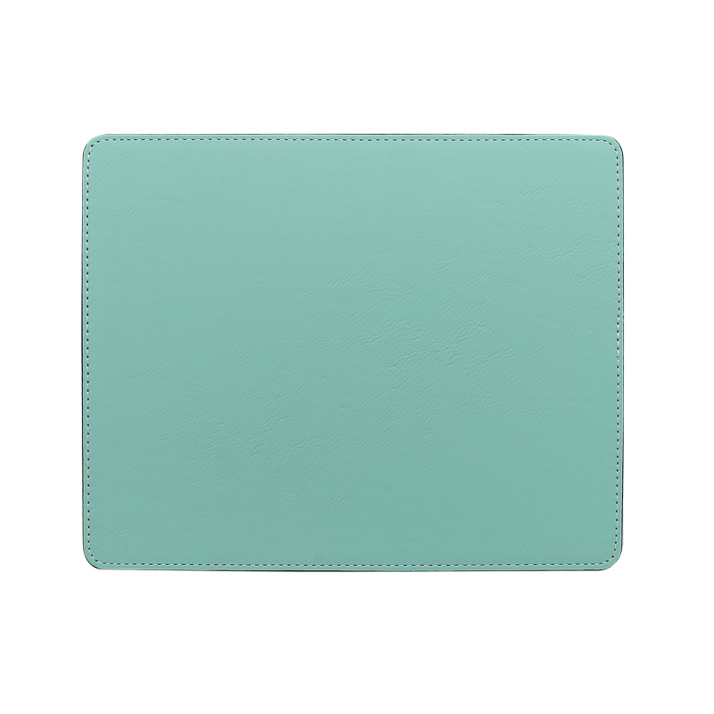 Tappetino per mouse rettangolare in similpelle laserabile 25*20 cm