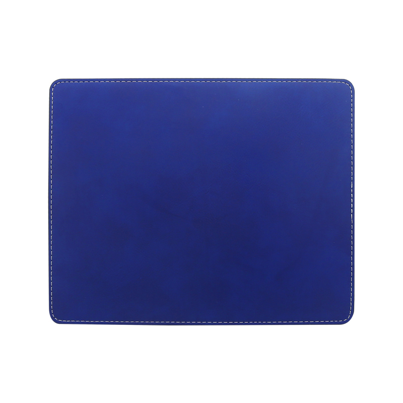 Tappetino per mouse rettangolare in similpelle laserabile 25*20 cm