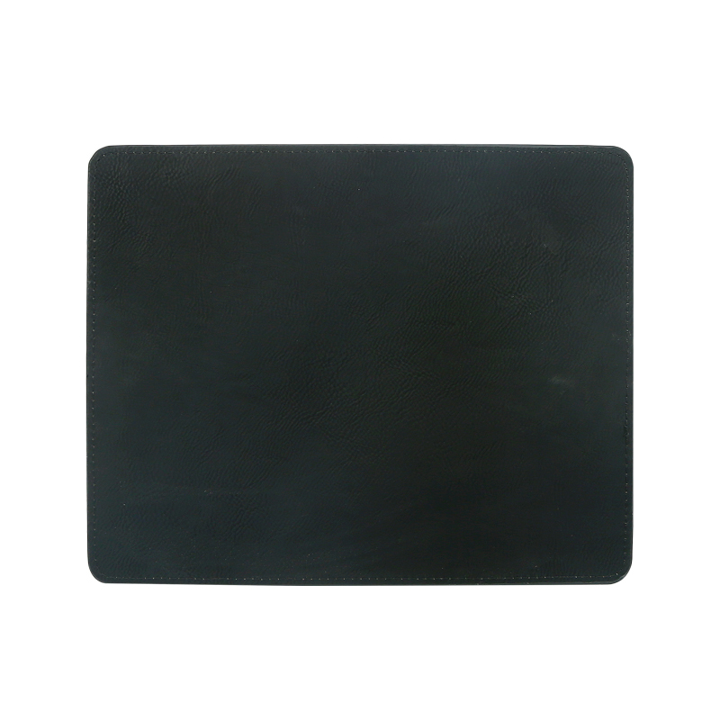 Tappetino per mouse rettangolare in similpelle laserabile 25*20 cm