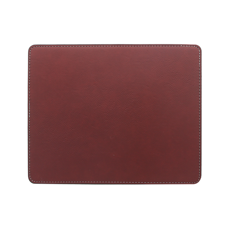 Tappetino per mouse rettangolare in similpelle laserabile 25*20 cm