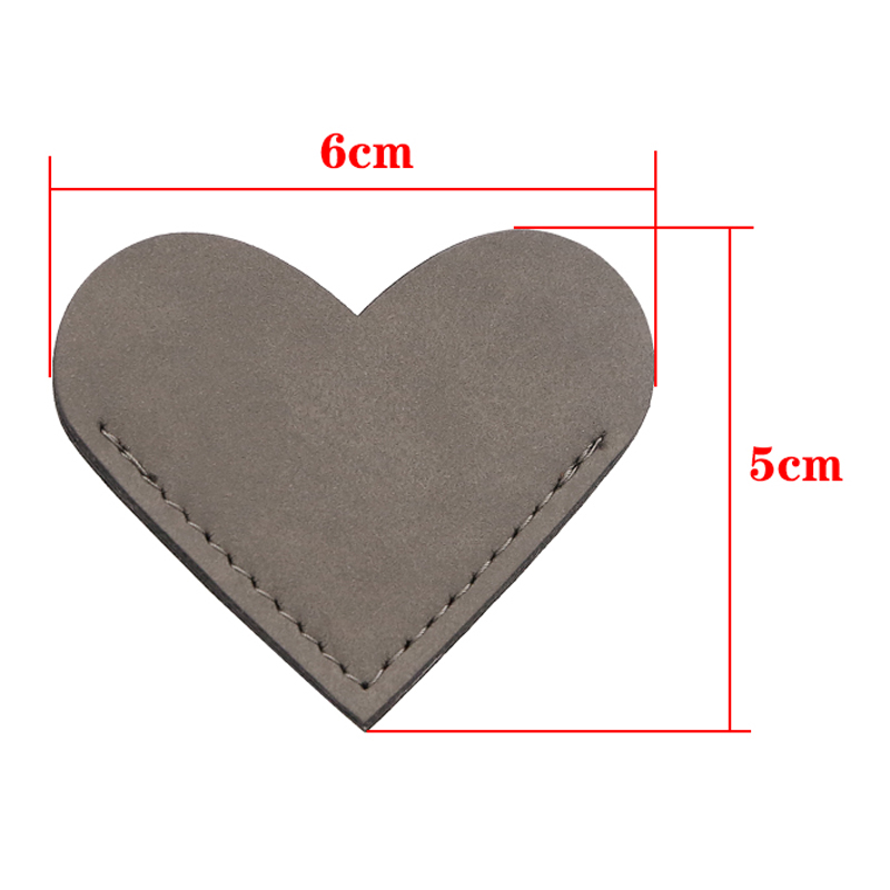 Segnalibro a forma di cuore in similpelle laserabile