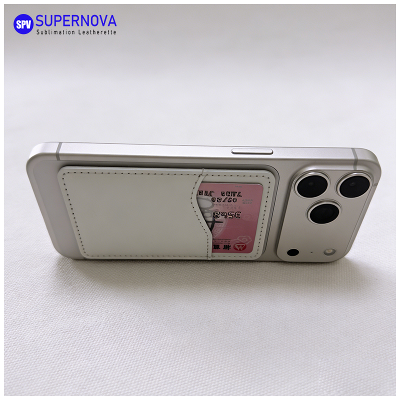 Porta carte di credito in similpelle sublimatica con magnete