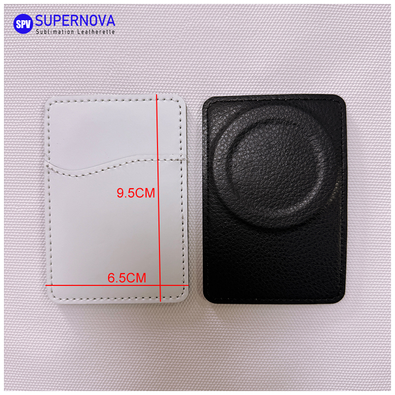 Porta carte di credito in similpelle sublimatica con magnete