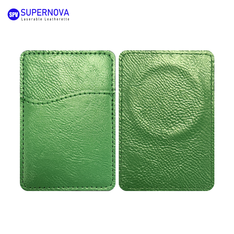 Porta carte di credito in similpelle laserabile con magnete