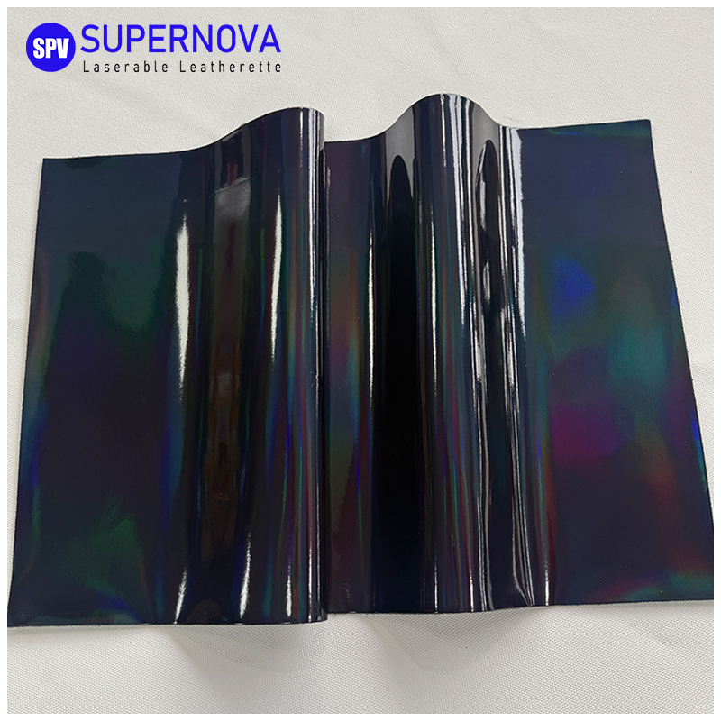 Foglio in similpelle olografica laserabile con adesivo/senza adesivo