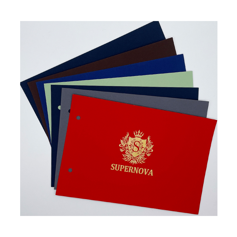 Confezione regalo in carta kraft dorata incisa al laser