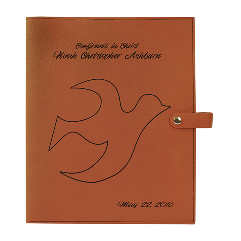 Leatherette Book Cover with Snap Closure