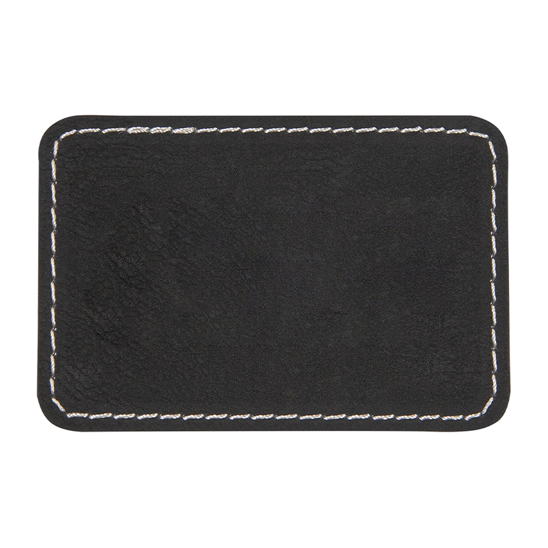 Toppe rettangolari in similpelle da 3 1/2 'x 2 1/2'. Toppe rettangolari in similpelle da 3 1/2 'x 2 1/2'.