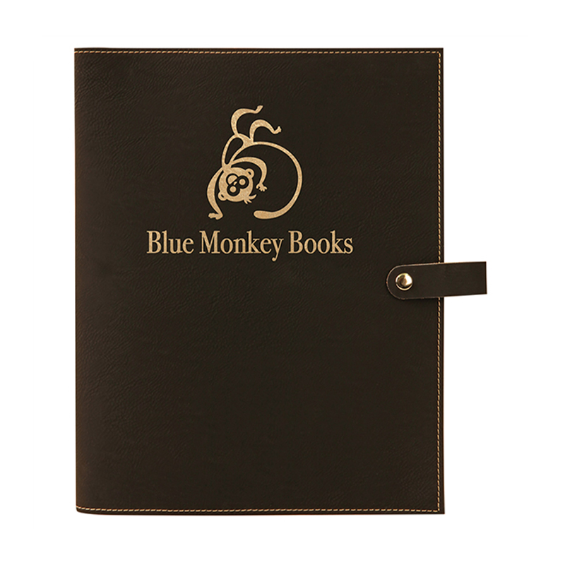 Leatherette Book Cover with Snap Closure