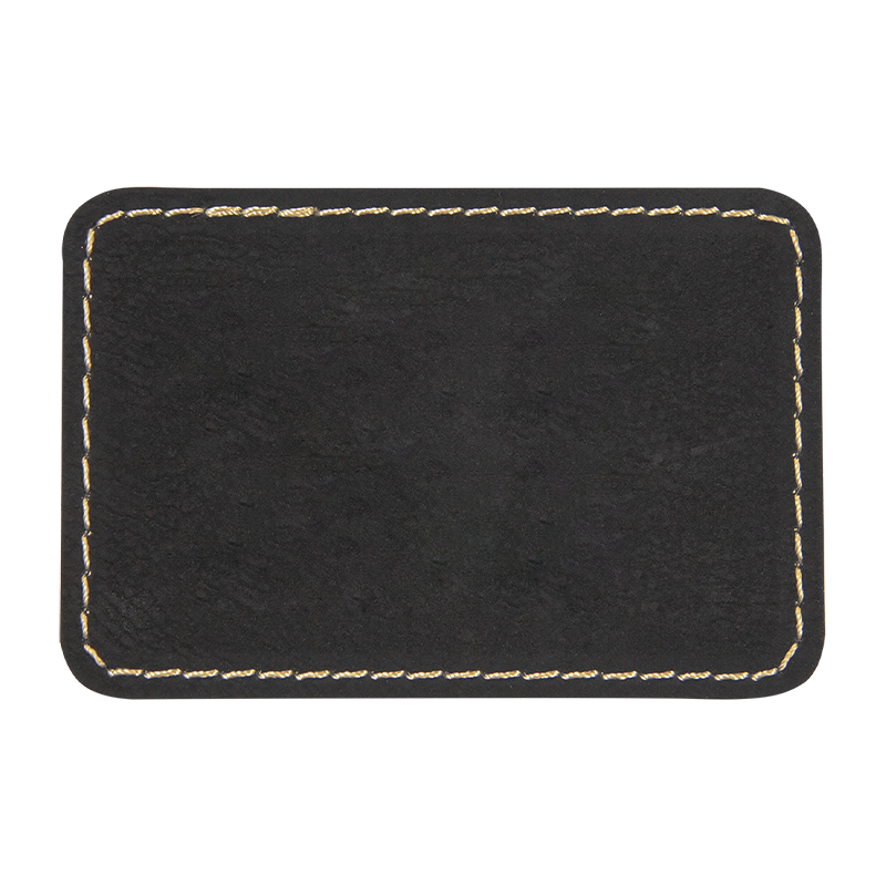 Toppe rettangolari in similpelle da 3 1/2 'x 2 1/2'. Toppe rettangolari in similpelle da 3 1/2 'x 2 1/2'.