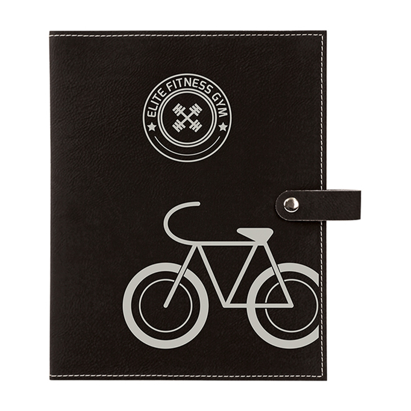 Leatherette Book Cover with Snap Closure