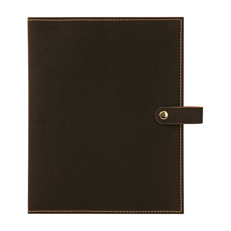 Leatherette Book Cover with Snap Closure