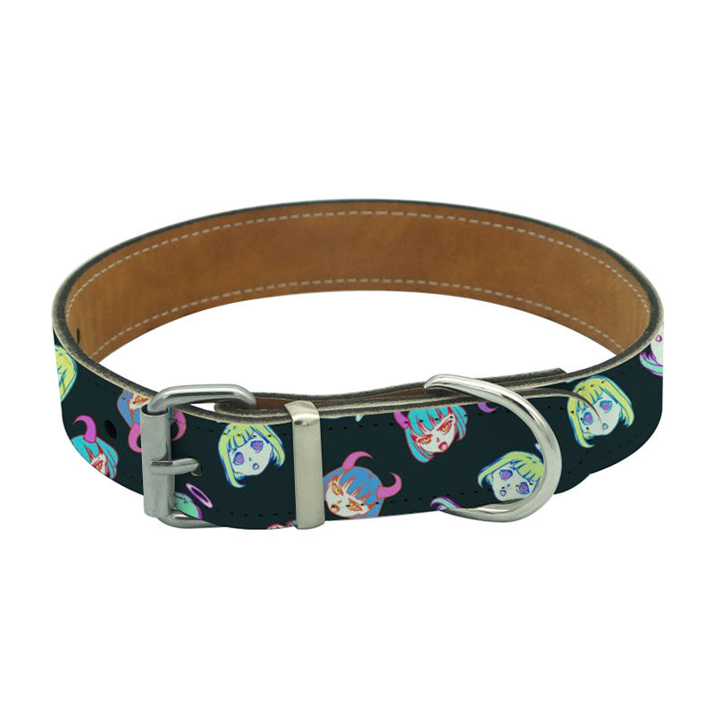 Collare per cani in similpelle sublimatica - L
