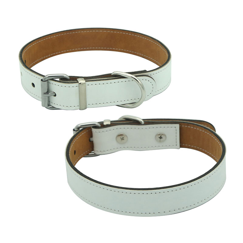 Collare per cani in similpelle sublimatica - M