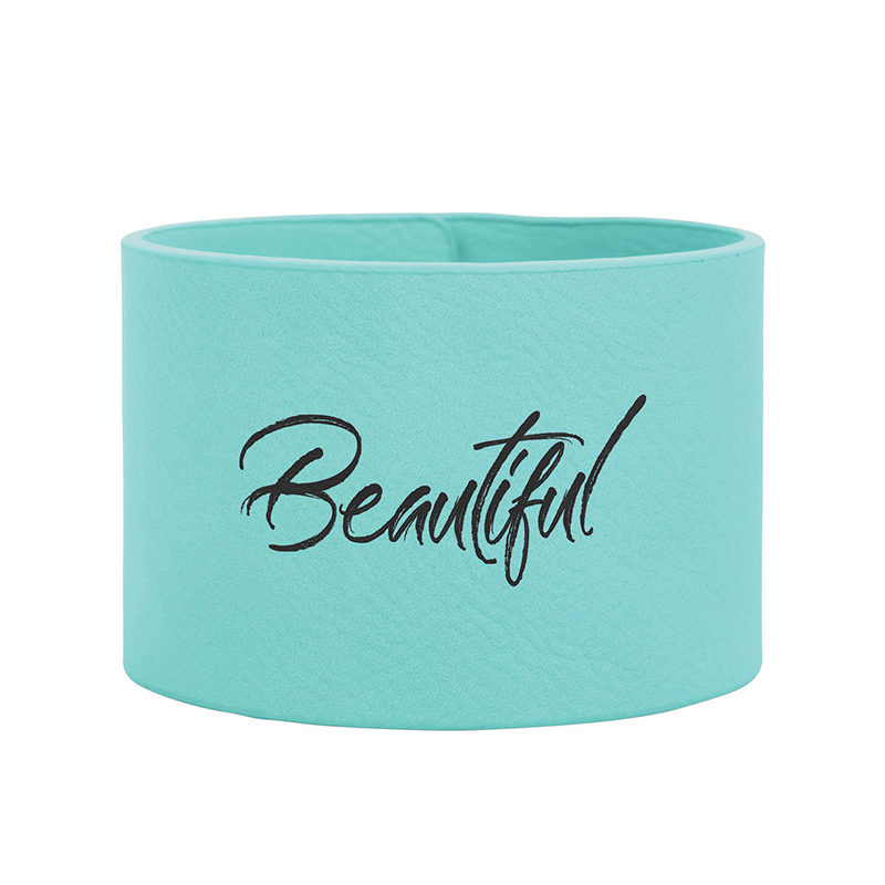 Bracciale in similpelle laserabile da 9 1/2 x 2 pollici