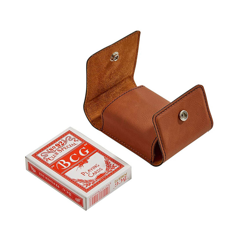 Scatola per carte da gioco in similpelle laserabile