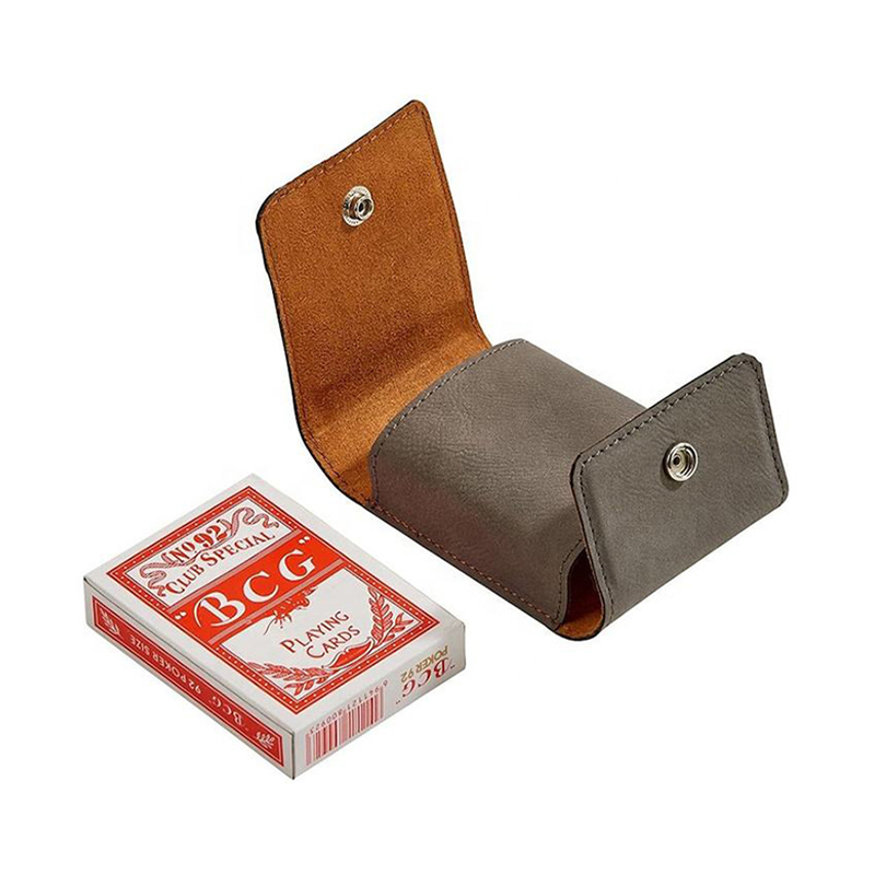 Scatola per carte da gioco in similpelle laserabile