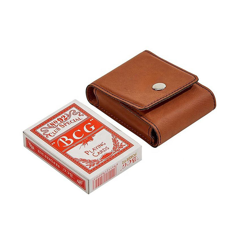 Scatola per carte da gioco in similpelle laserabile