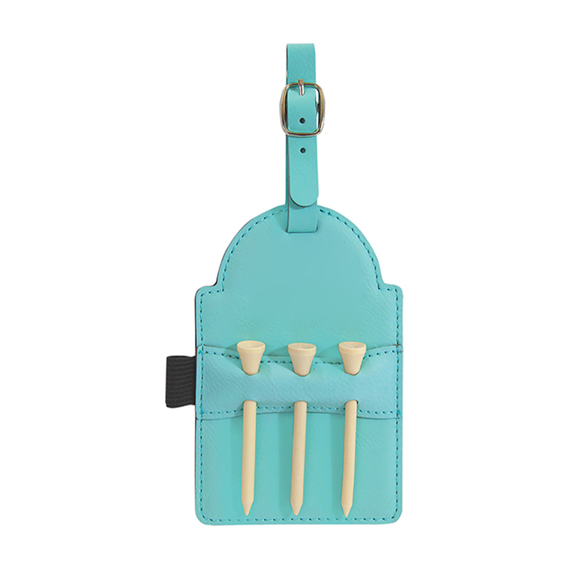 Etichetta per borsa da golf in similpelle laserabile con magliette
