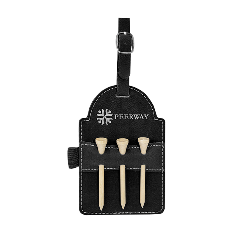Etichetta per borsa da golf in similpelle laserabile con magliette