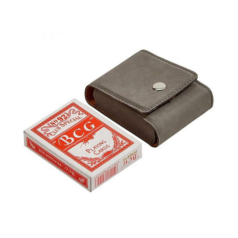 Scatola per carte da gioco in similpelle laserabile