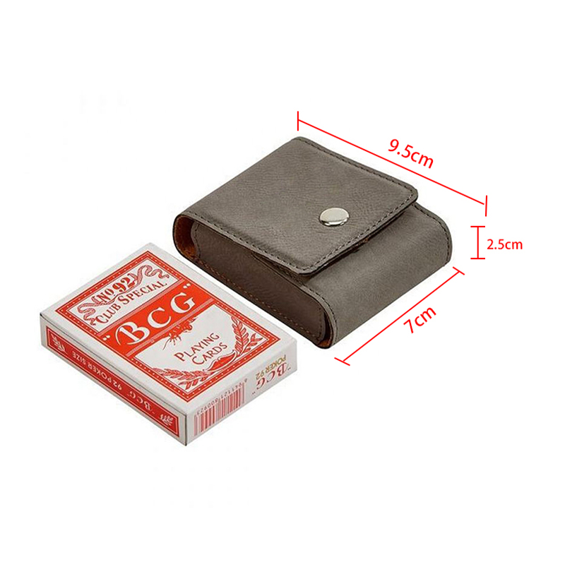 Scatola per carte da gioco in similpelle laserabile
