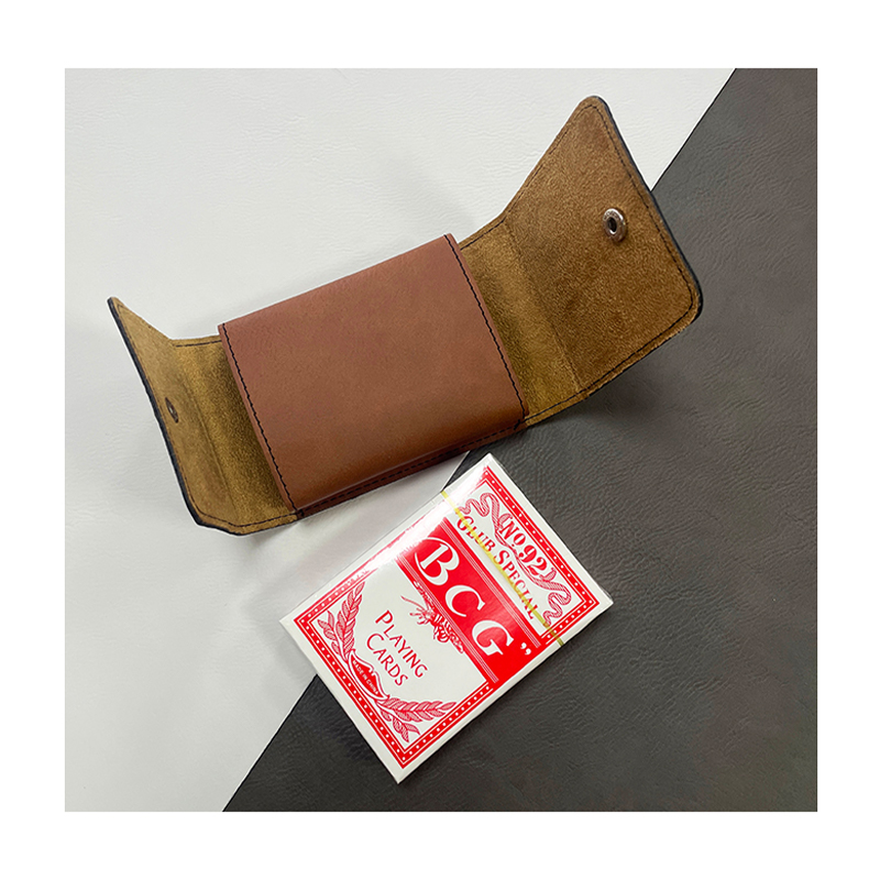 Scatola per carte da gioco in similpelle laserabile