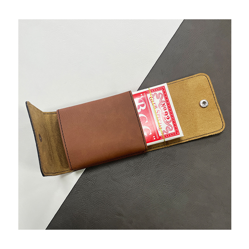 Scatola per carte da gioco in similpelle laserabile
