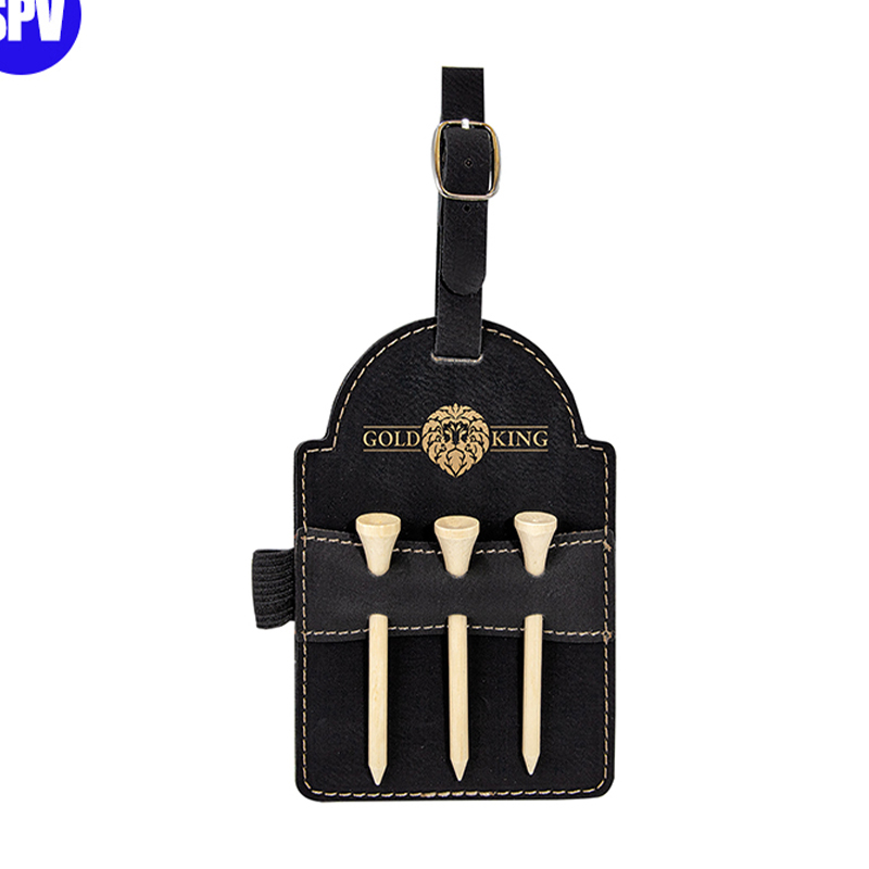 Etichetta per borsa da golf in similpelle laserabile con magliette