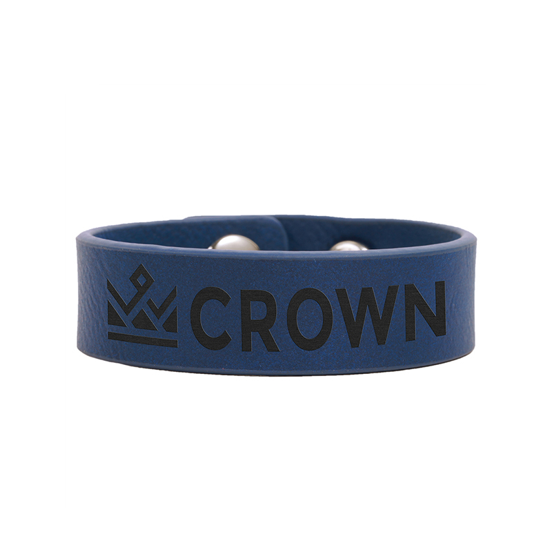Bracciale in similpelle laserabile da 9 1/2 x 2 pollici