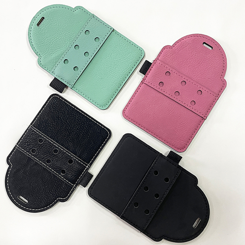 Etichetta per borsa da golf in similpelle laserabile con magliette