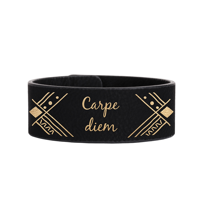 Bracciale in similpelle laserabile da 8 1/2 x 3/4 pollici Bracciale in similpelle laserabile da 8 1/2 x 3/4 pollici