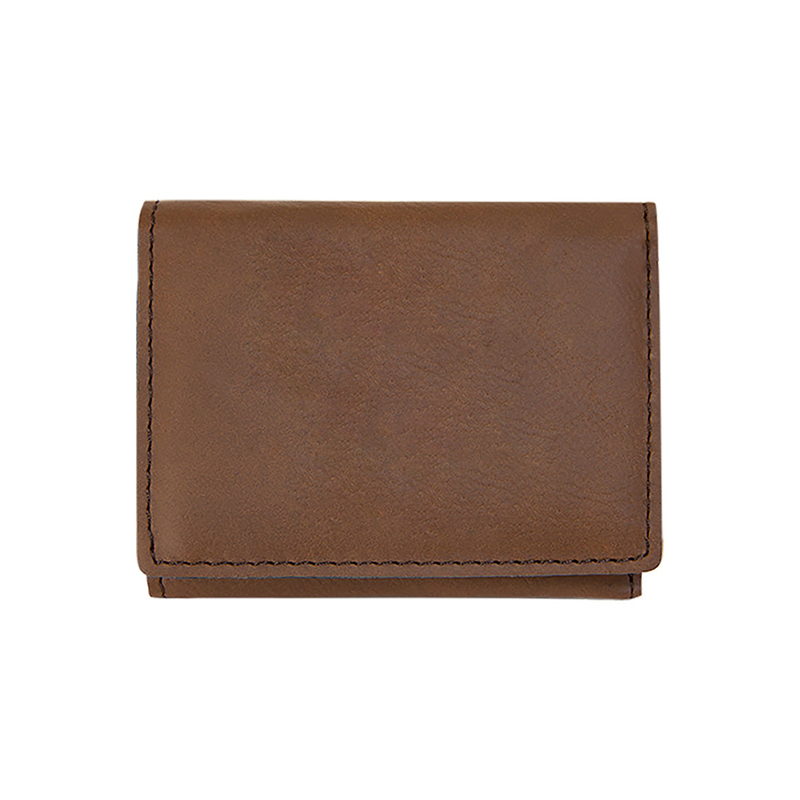 Portafoglio trifold in similpelle laserabile