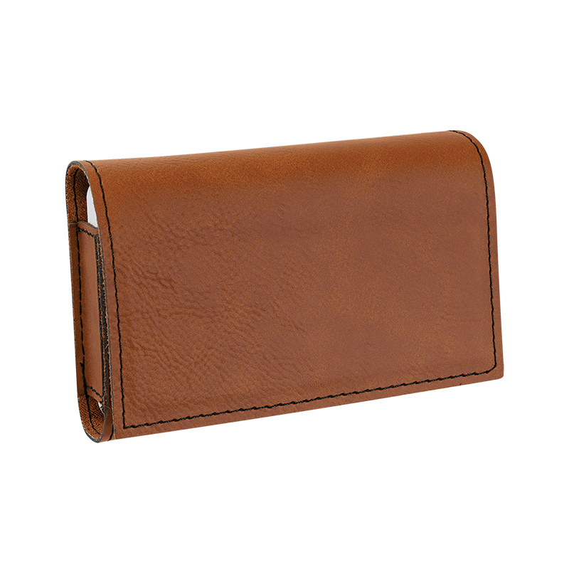Portapillole in similpelle laserabile da 9 3/4' x 2 1/2'.