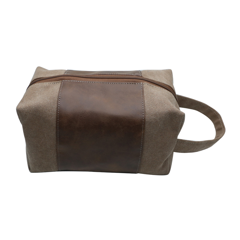 Borsa da toilette in similpelle laserabile