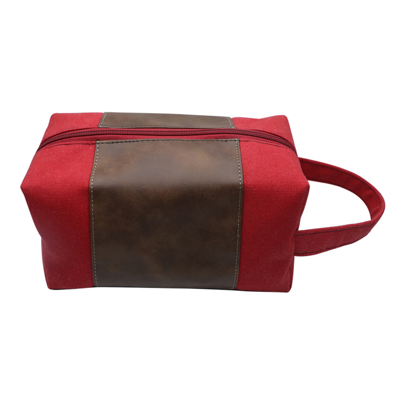 Borsa da toilette in similpelle laserabile