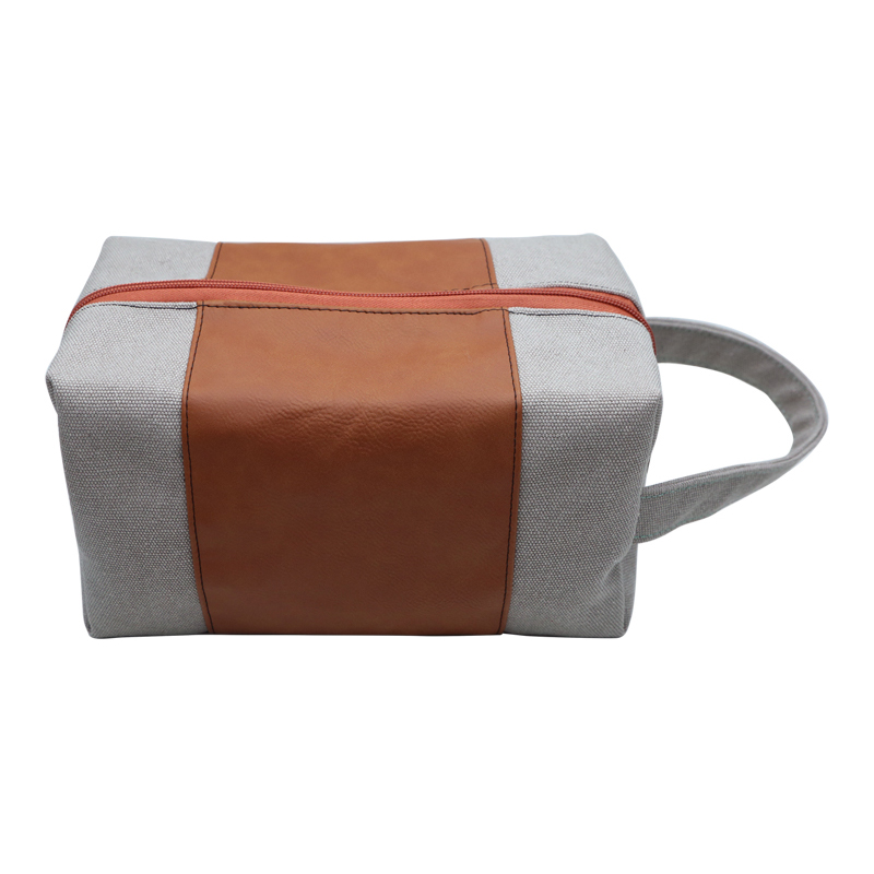 Borsa da toilette in similpelle laserabile