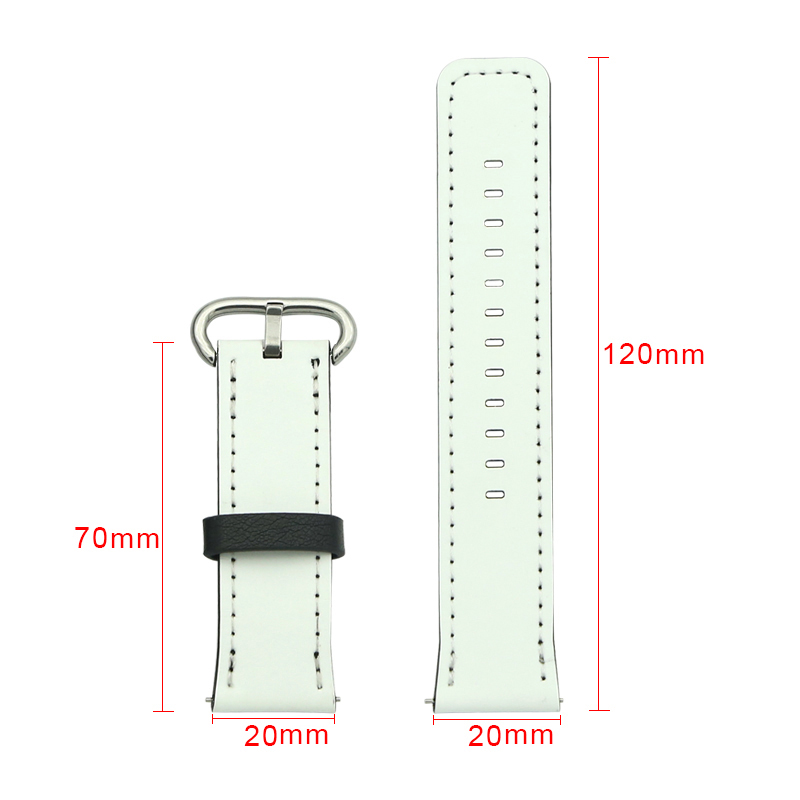 Cinturini per orologi Samsung/Huawei in pelle PU sublimatica da 20 mm