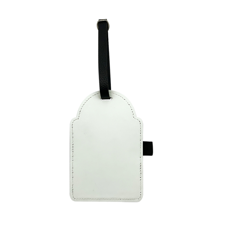 Etichetta per sacca da golf in similpelle sublimatica con 3 tee in legno