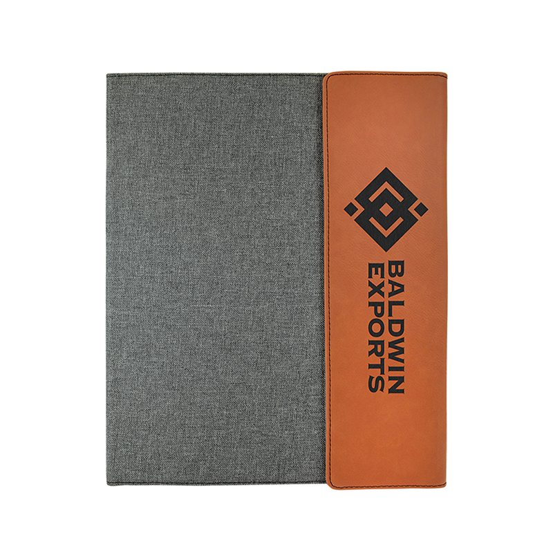 Tela 7' × 9' con portfolio in similpelle