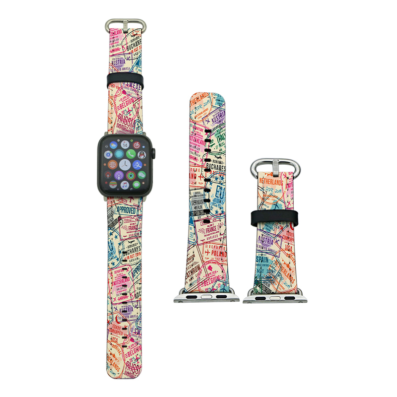 Cinturini Apple iWatch in pelle PU sublimatica per serie 4/5-40 mm